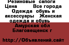 Резиновые  сапоги › Цена ­ 600 - Все города Одежда, обувь и аксессуары » Женская одежда и обувь   . Амурская обл.,Благовещенск г.
